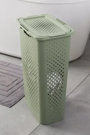 Commander Maintenant Panier à linge slim'Pixel' vert sauge